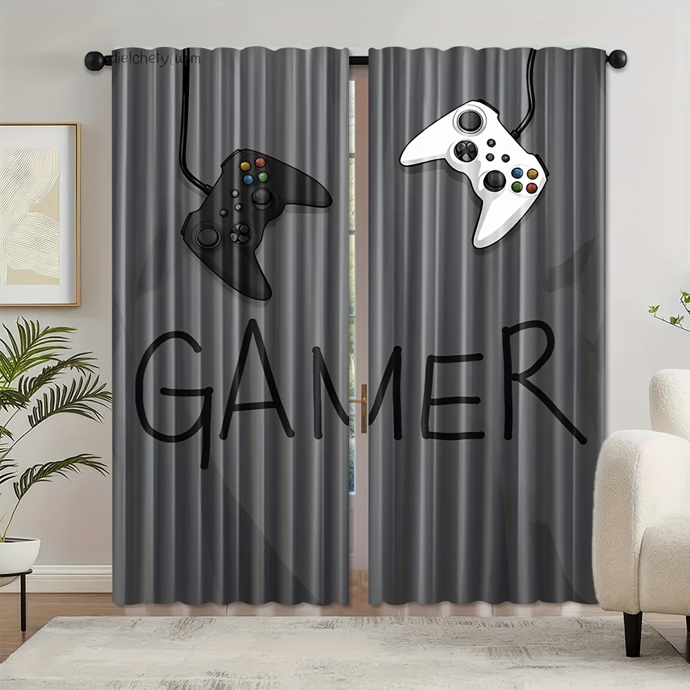 Home Decor Youtube Videos - Tende con Stampa Controller da Gioco,
