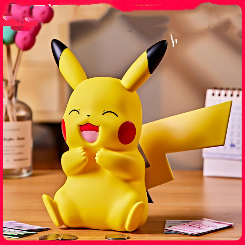 Home Decor Online - Salvadanaio Pikachu, Figurina Kawaii, Nuovo Salvadanaio