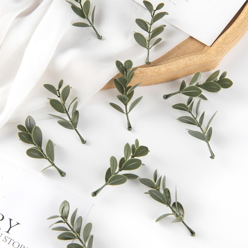 Home Decor Garland - 50/100PCS Piante Artificiali Foglia Festa di