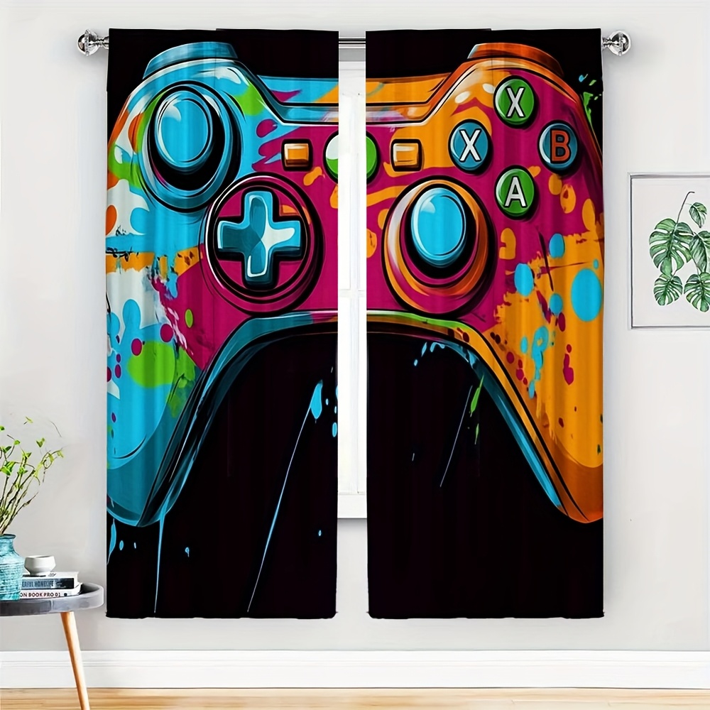 Home Decor Youtube Videos - 2 Tende per Gamer con Controller