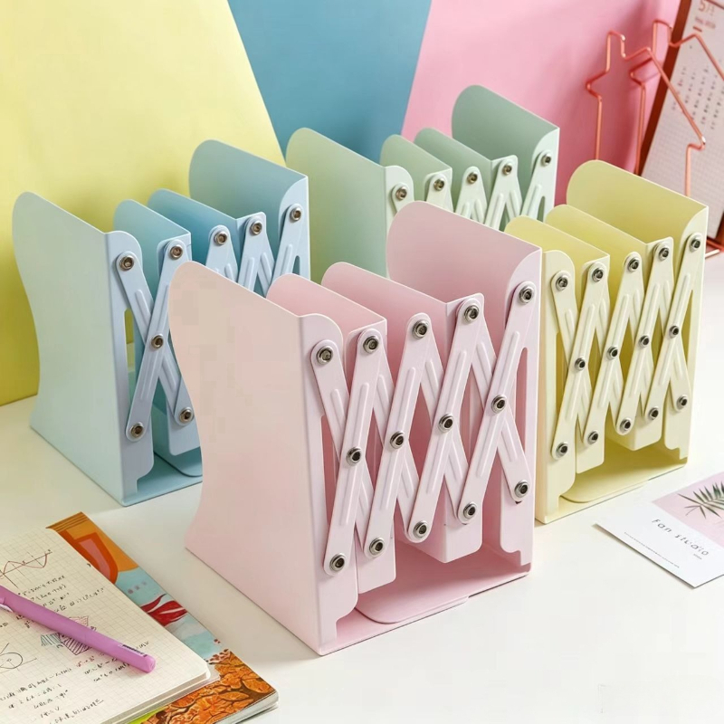 Aesthetic Bookend - Supporto per Libri Retrattile in Metallo