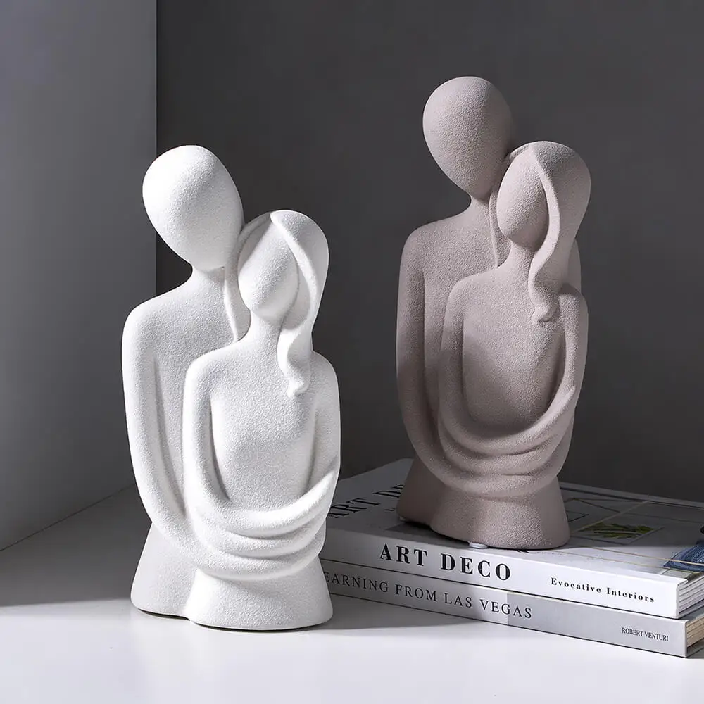 Abstract Sculpture Resin - Decorazione di caratteri astratti Scultura in