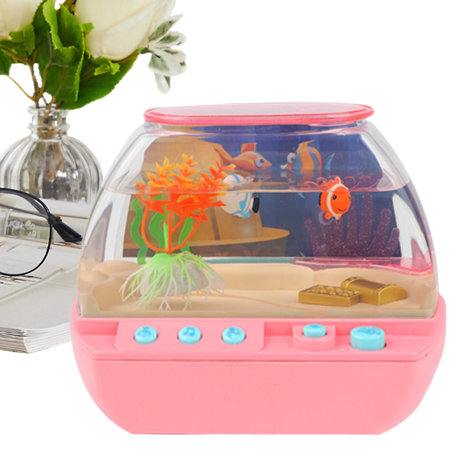 Home Decor Living - Acquario Giocattolo con Musica e Luci,