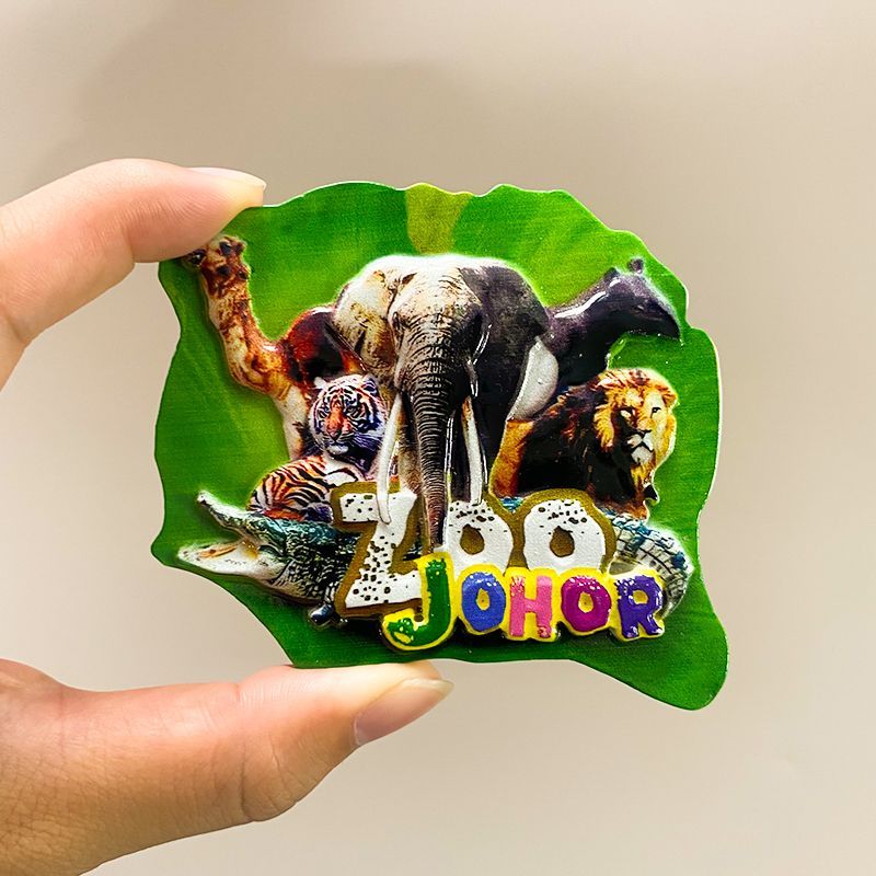 Home Decor Malaysia - Magneti per Frigorifero del Zoo Roufu,