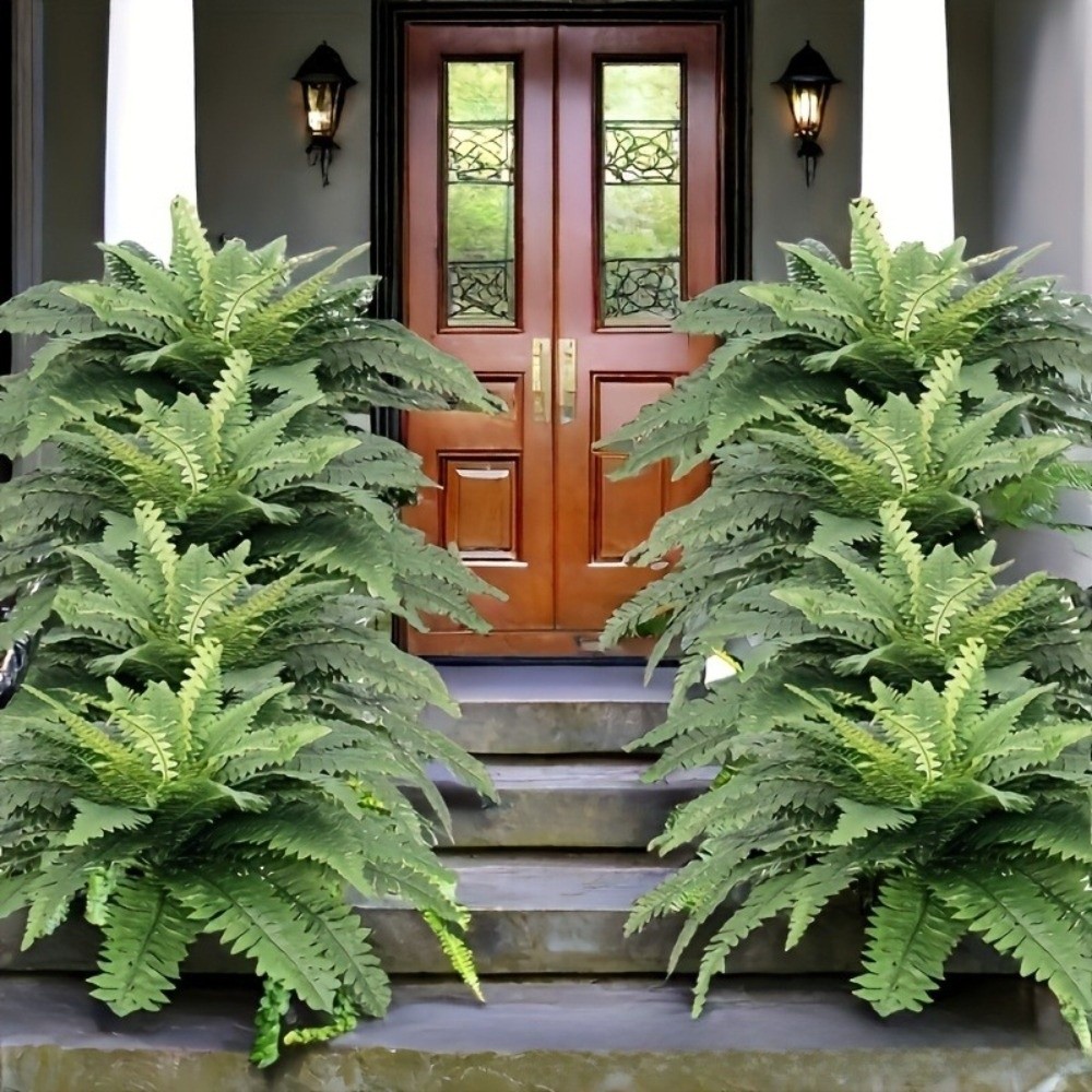 Rattan Plant Basket - Foglie di Rattan Artificiali in Plastica