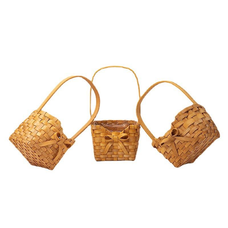 Rattan Plant Basket - Nuovo Cesto in Vimini Intrecciato a