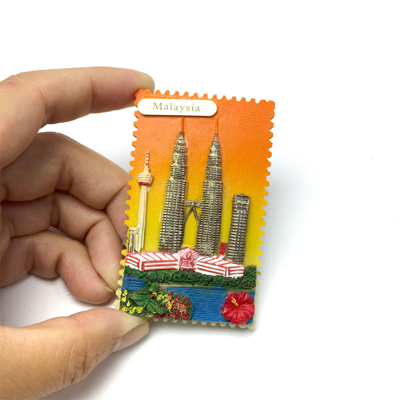 Home Decor Malaysia - Magneti da frigorifero in resina 3D
