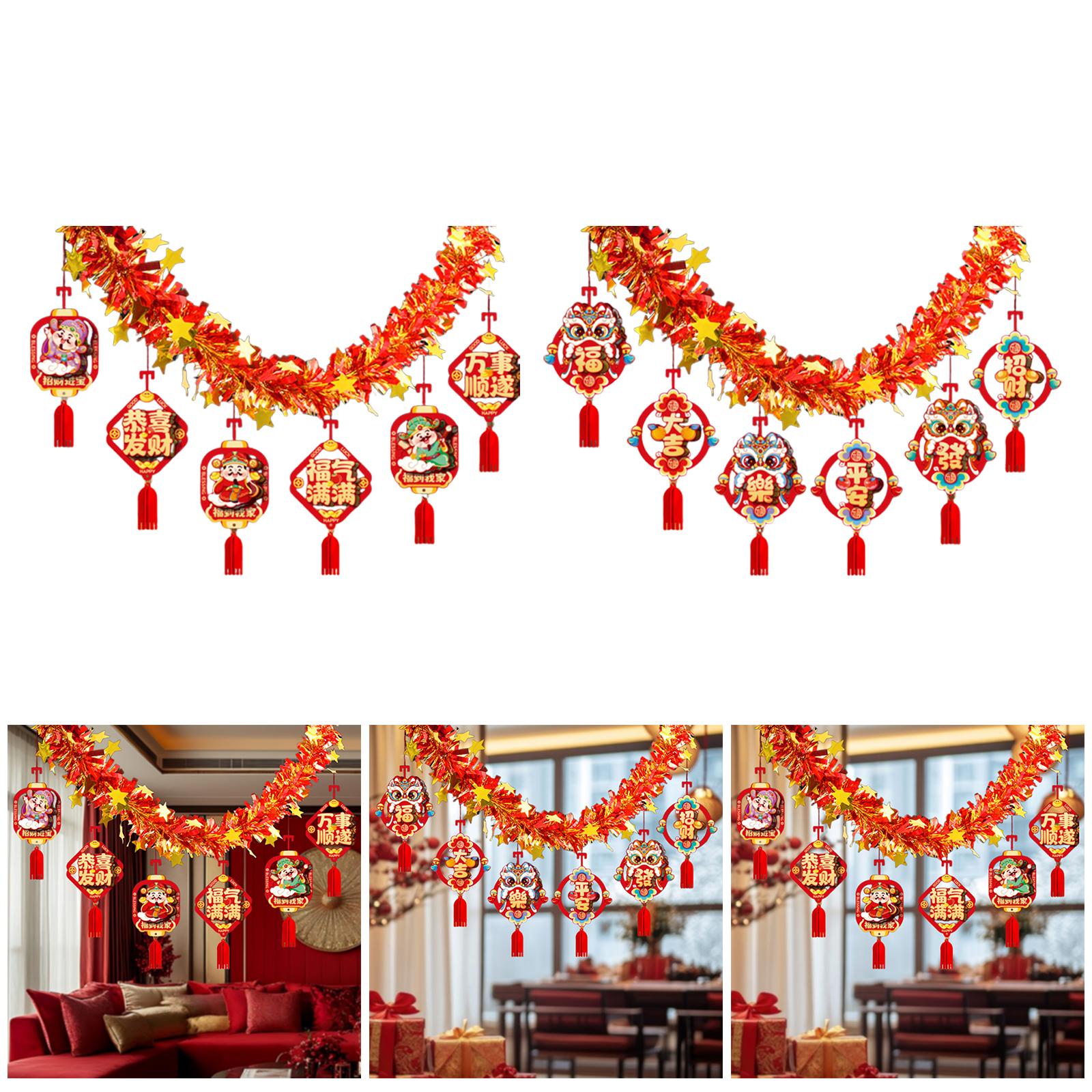 Ghirlanda per il Capodanno Cin - Home Decor Garland recensione e prezzo