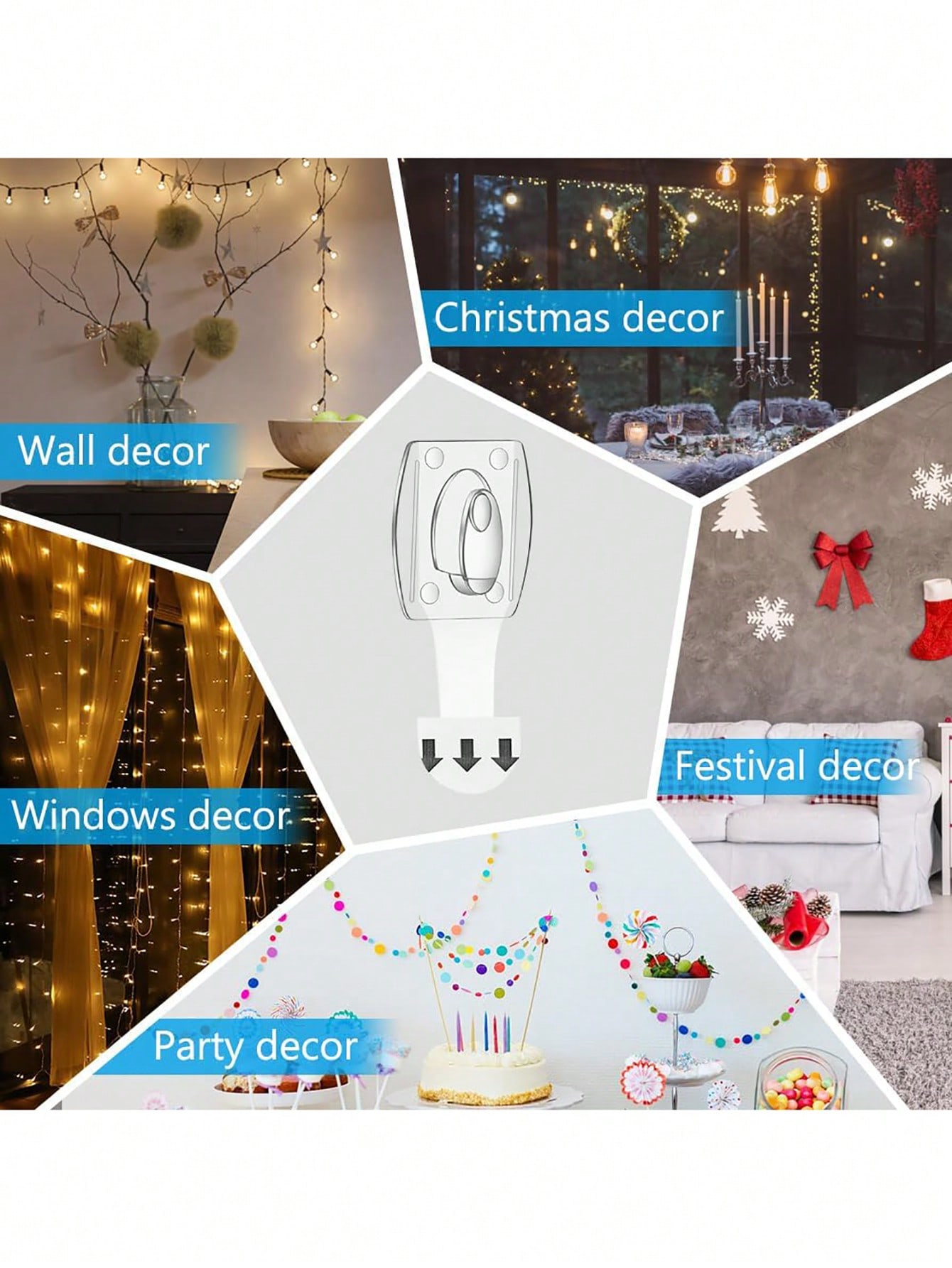 6/12/20/40 pz Mini Ganci Da Pa - Home Decor Garland recensione e prezzo