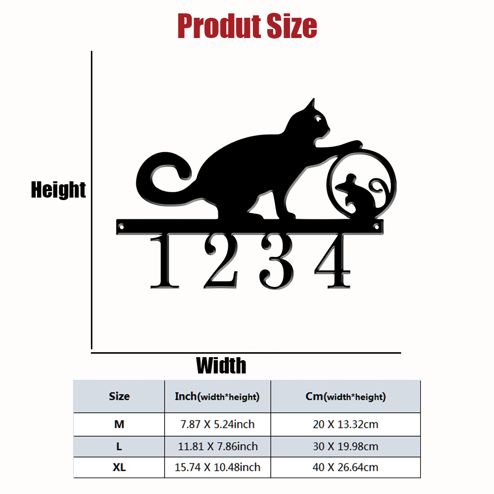 Targa in Metallo Personalizzat - Home Decor Cat recensione e prezzo