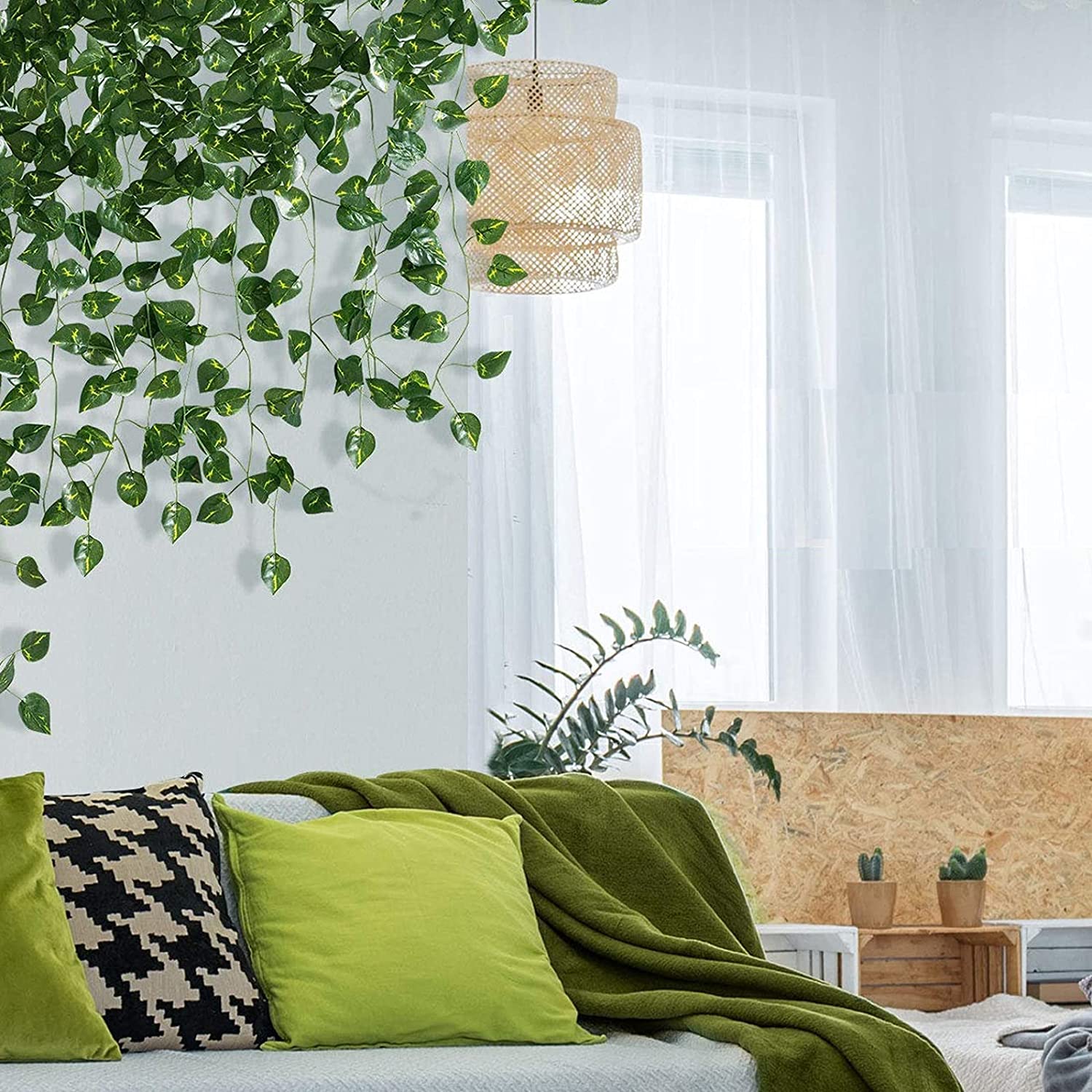 1/3/6/12 pz Ghirlanda di Fogli - Home Decor Garland recensione e prezzo