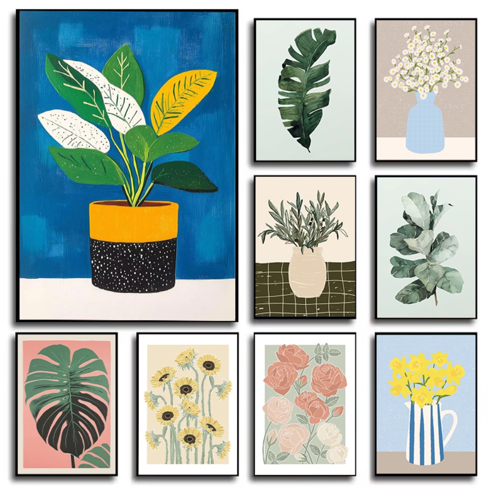 Poster artistico con vaso di f - Home Decor Vase With Flowers recensione e prezzo