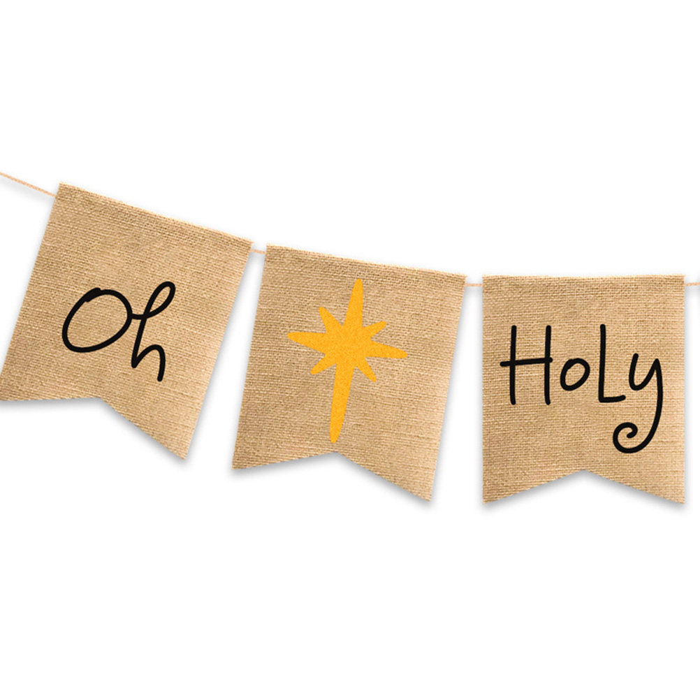 Striscione 'Oh-Santa-Notte' in - Home Decor Garland recensione e prezzo