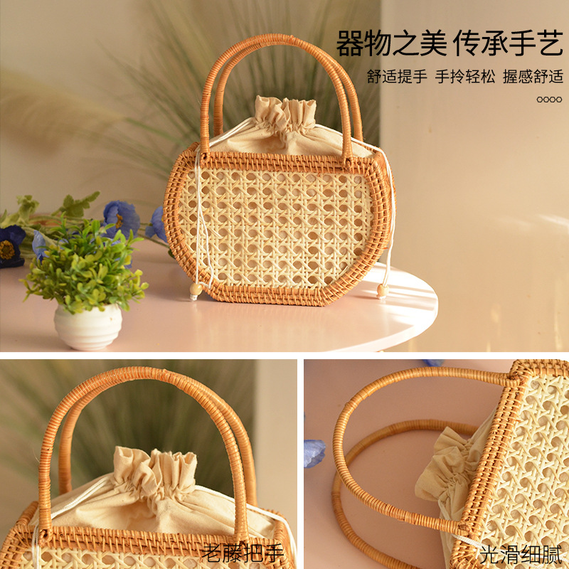 Casual Hollow Rattan Basket Ba - Rattan Plant Basket recensione e prezzo