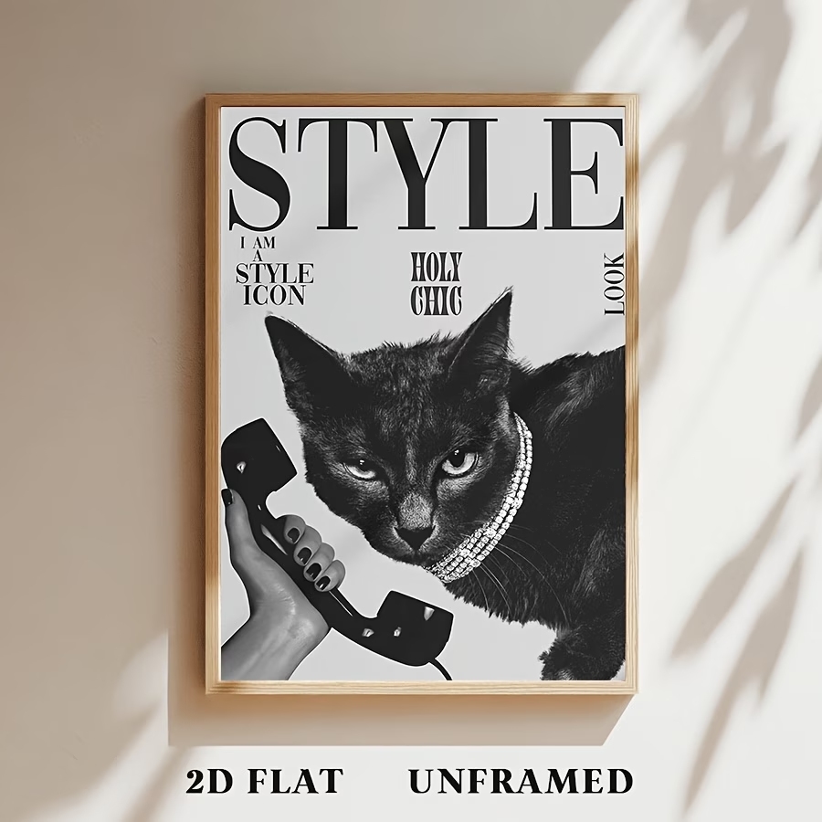 Stampa artistica da parete con - Home Decor Cat recensione e prezzo