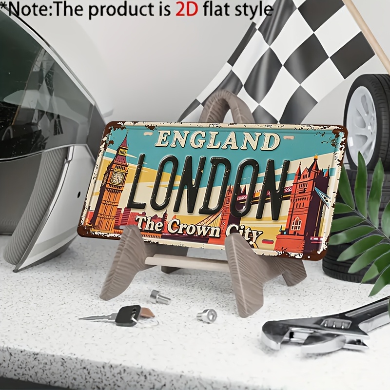 Targa Vintage in Metallo di Lo - Home Decor London recensione e prezzo