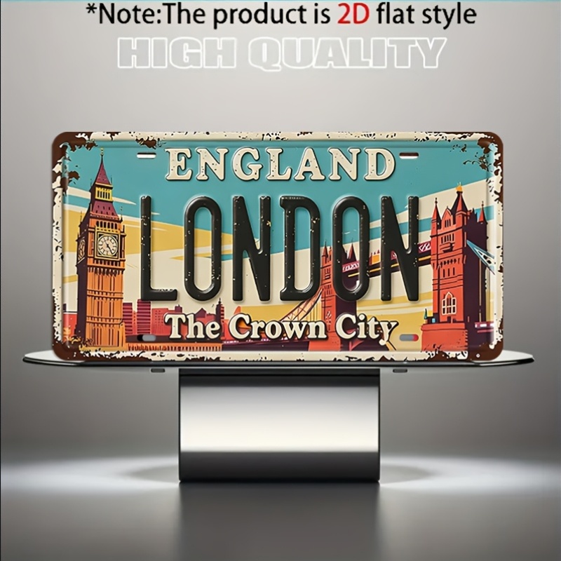 Targa Vintage in Metallo di Lo - Home Decor London recensione e prezzo