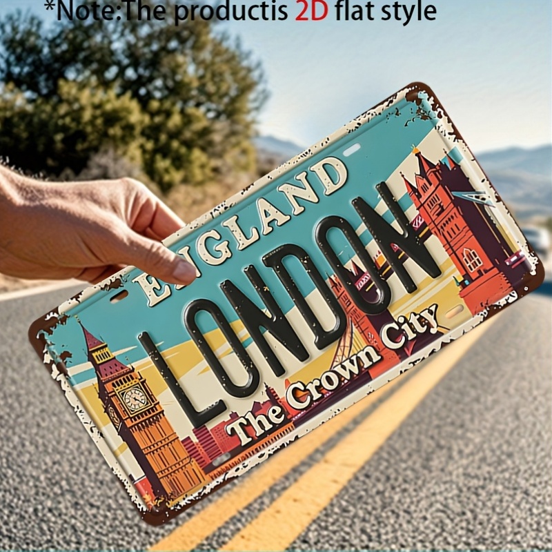 Targa Vintage in Metallo di Lo - Home Decor London recensione e prezzo