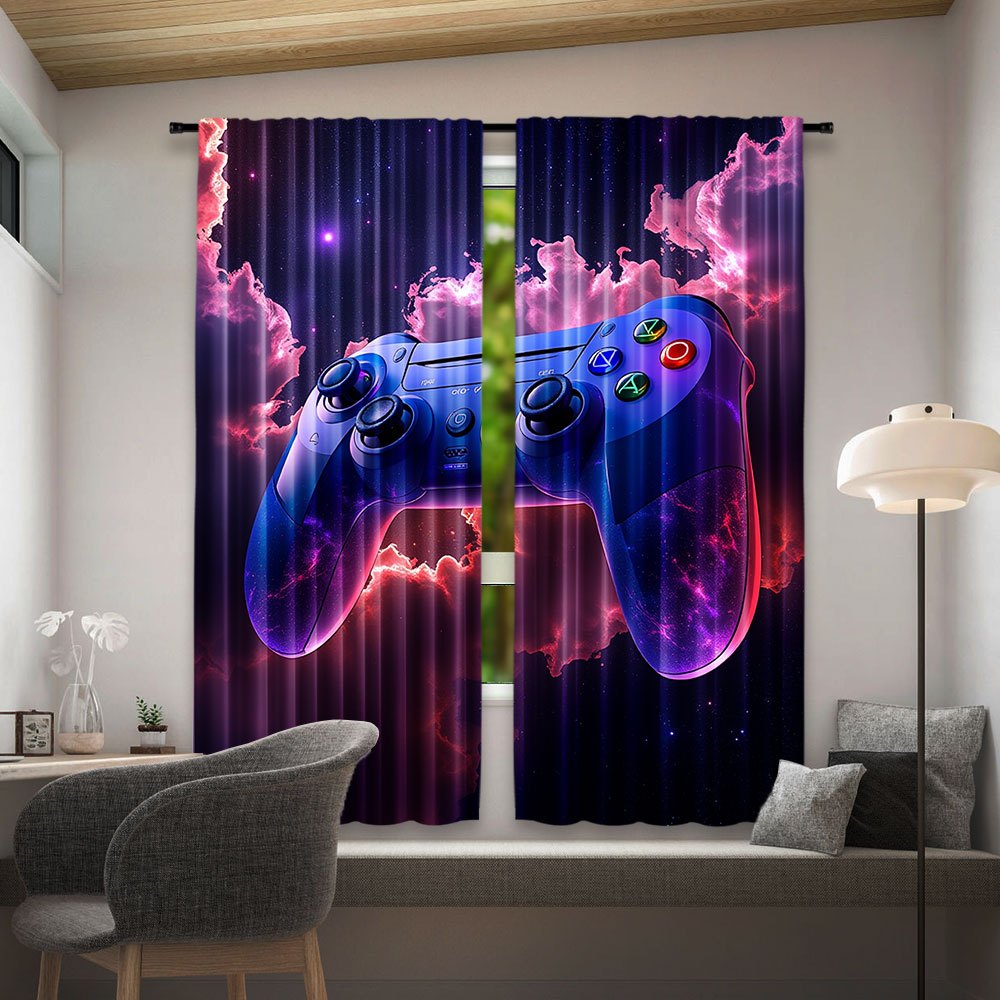 Tende da Gaming Cyberpunk Blu  - Home Decor Youtube Videos recensione e prezzo