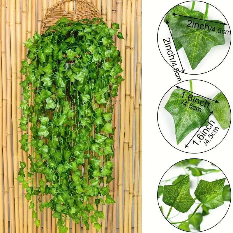 Ghirlanda di Foglie di Edera A - Rattan Plant Basket recensione e prezzo
