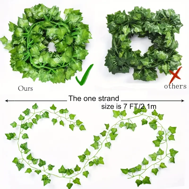 Ghirlanda di Foglie di Edera A - Rattan Plant Basket recensione e prezzo