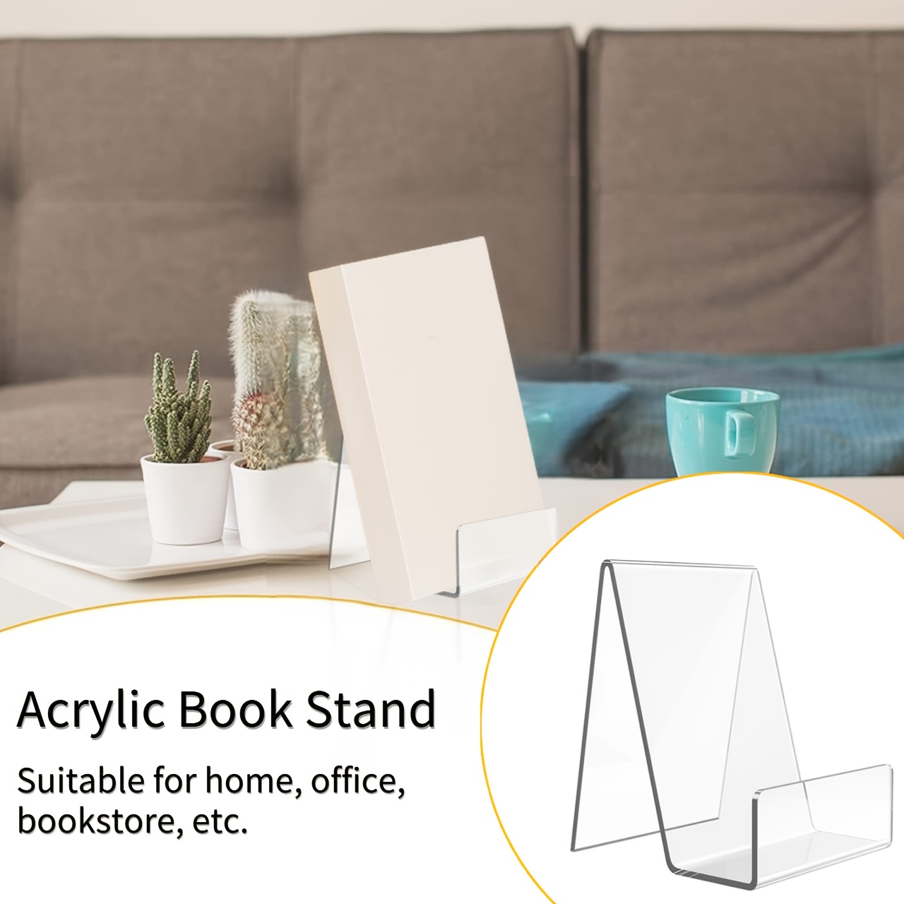 Supporto in acrilico trasparen - Aesthetic Bookend recensione e prezzo