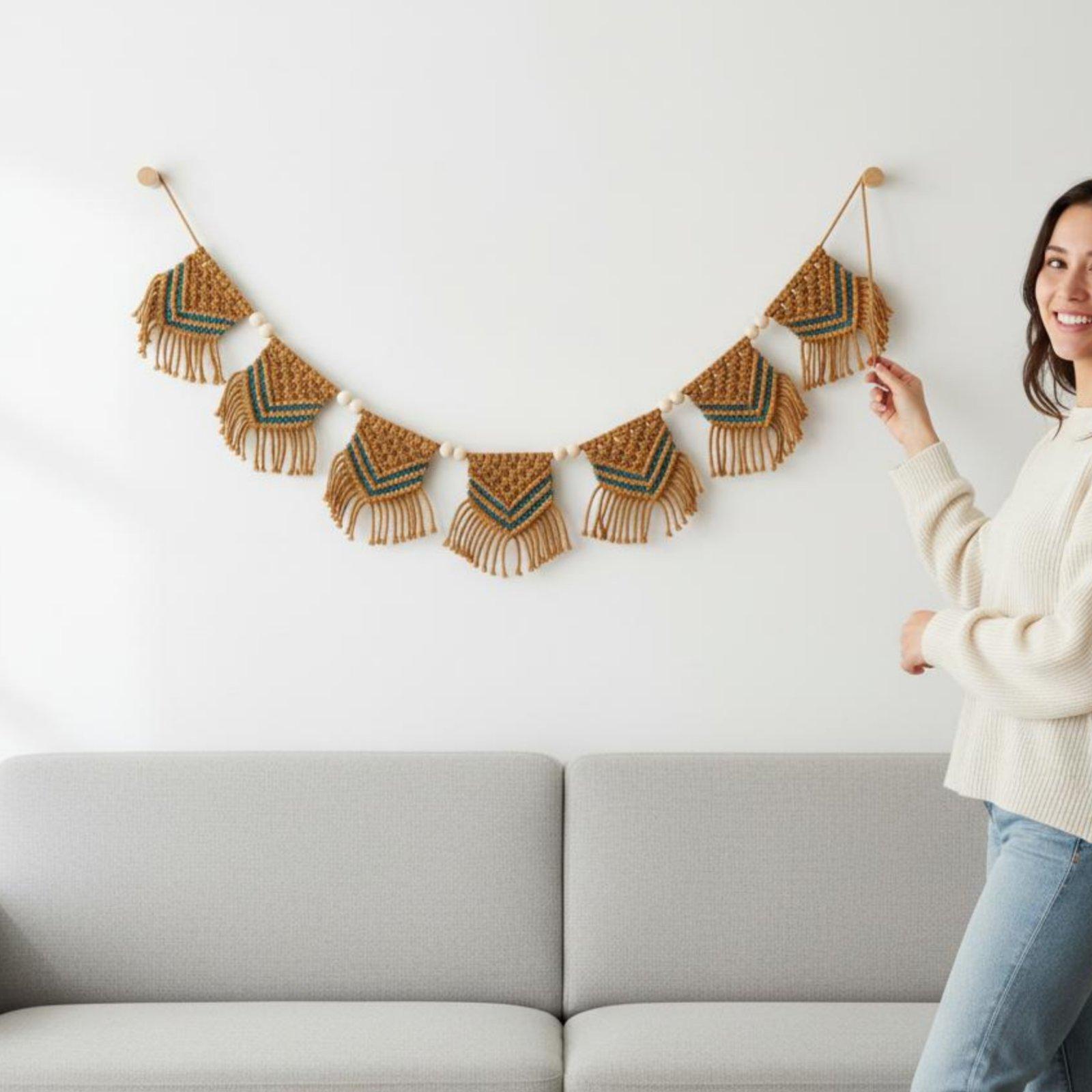 Arazzo in Cotone Bohemien con  - Home Decor Garland recensione e prezzo