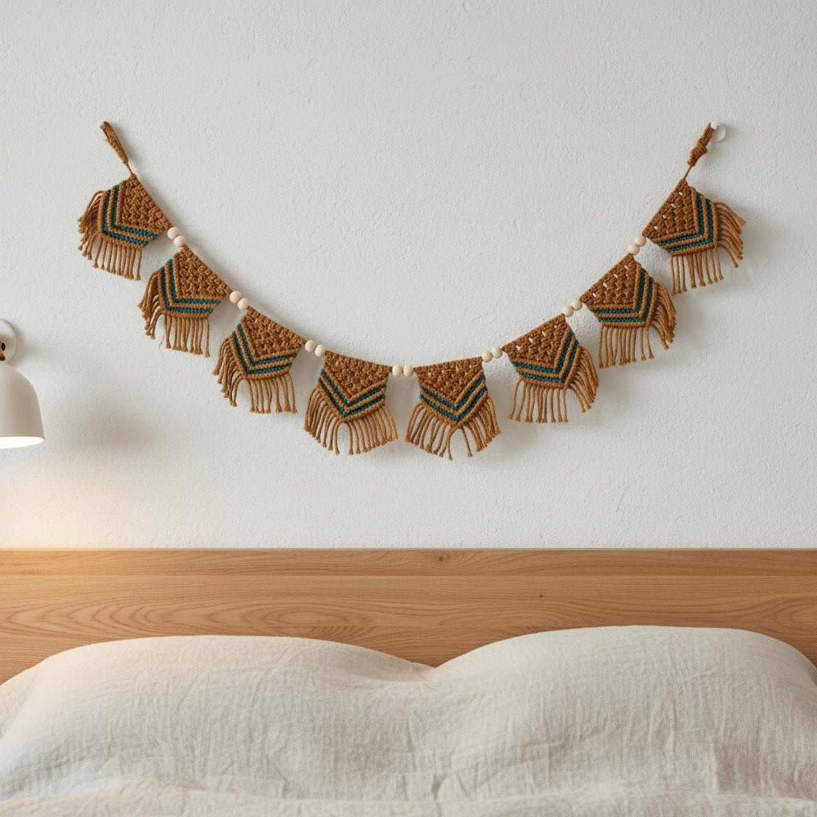 Arazzo in Cotone Bohemien con  - Home Decor Garland recensione e prezzo