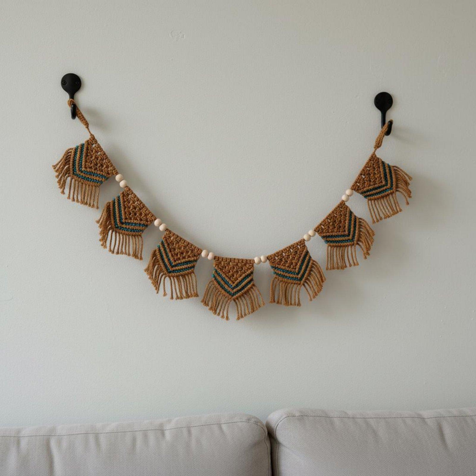Arazzo in Cotone Bohemien con  - Home Decor Garland recensione e prezzo