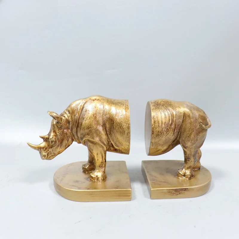 Fermalibri Statua Rinoceronte  - Aesthetic Bookend recensione e prezzo