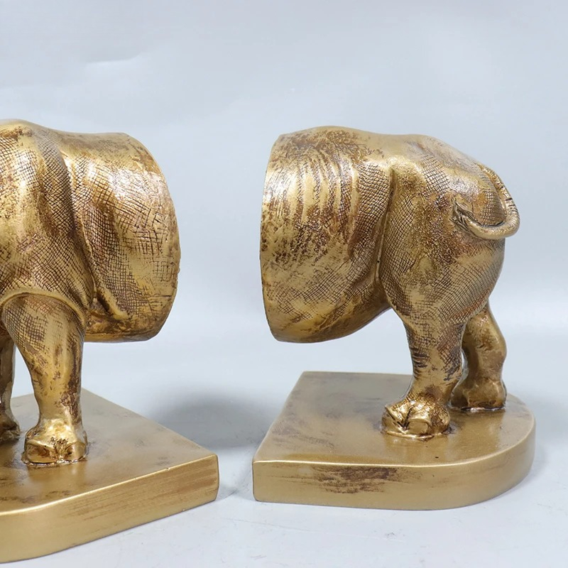 Fermalibri Statua Rinoceronte  - Aesthetic Bookend recensione e prezzo