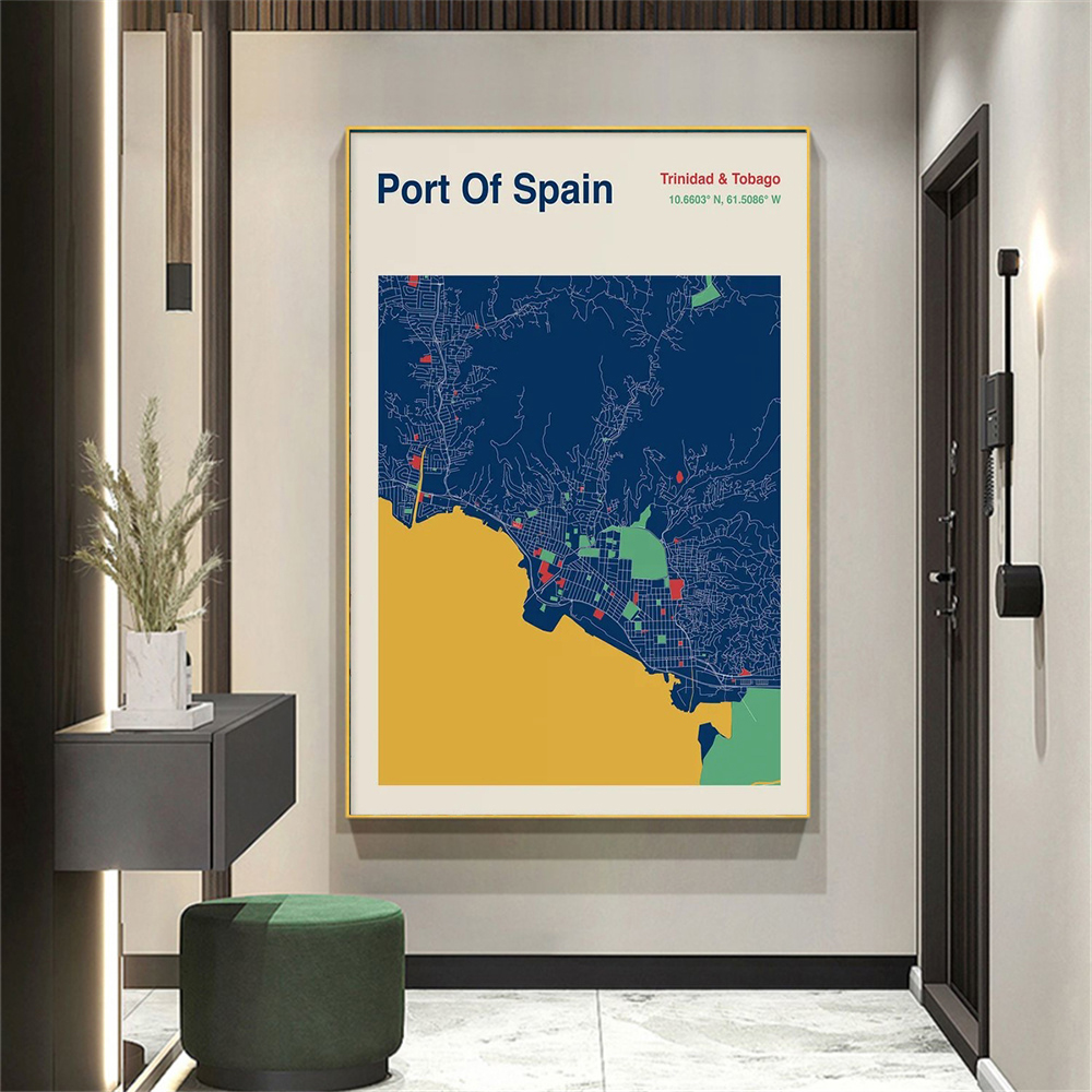 Stampa su Tela di Mappe Vintag - Home Decor London recensione e prezzo