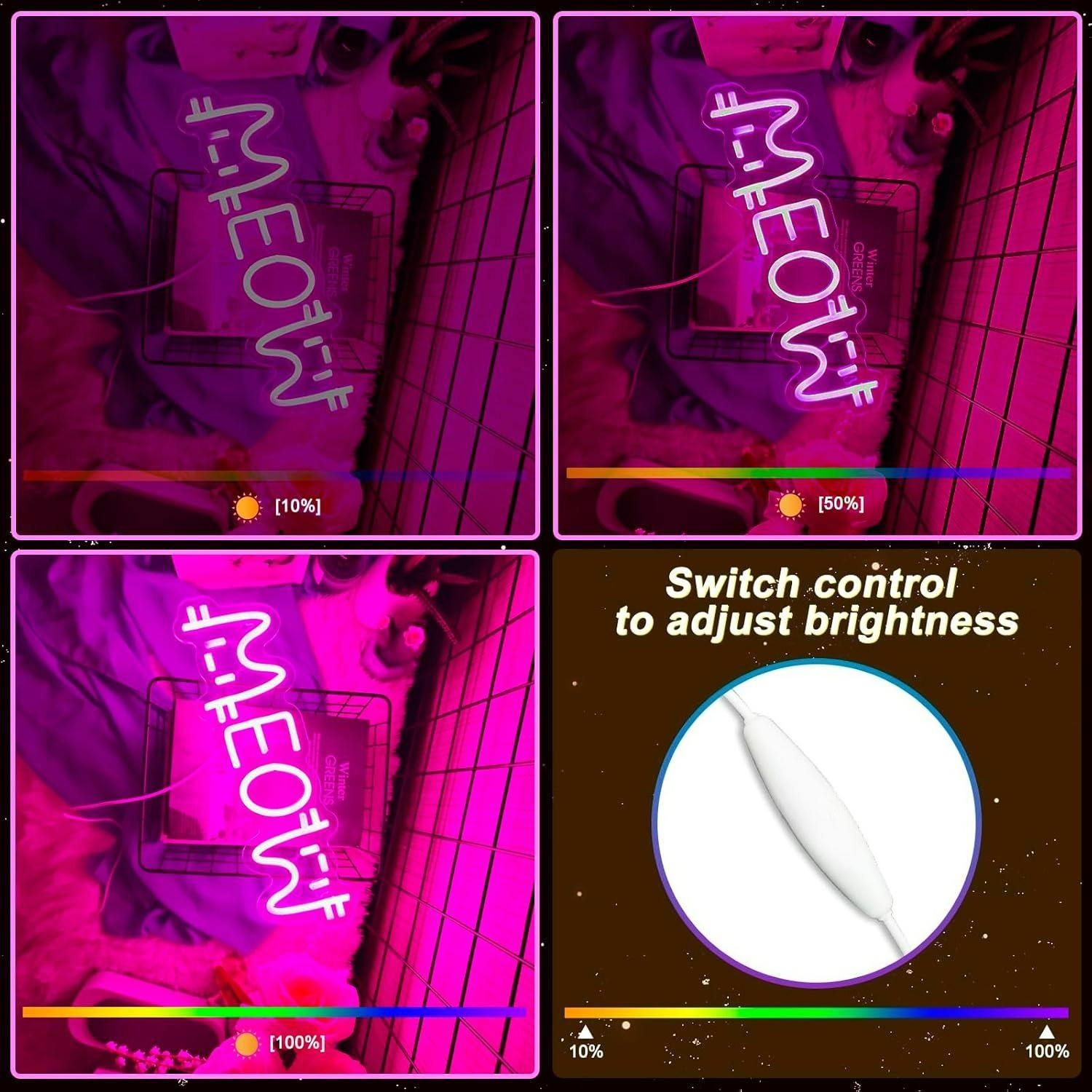 Insegna al Neon a Forma di Gat - Home Decor Cat recensione e prezzo