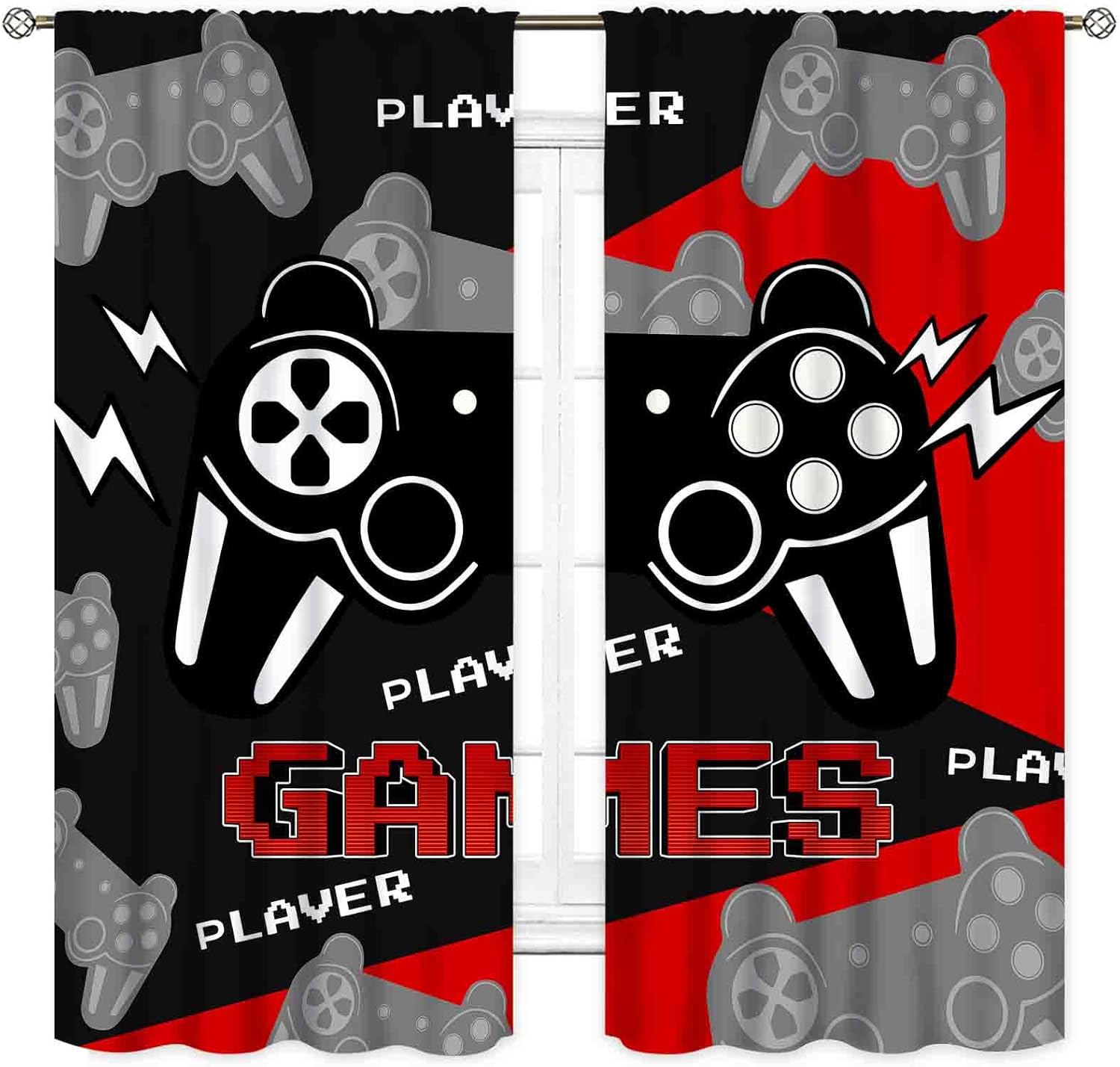 Tende da Gaming Nere e Rosse,  - Home Decor Youtube Videos recensione e prezzo