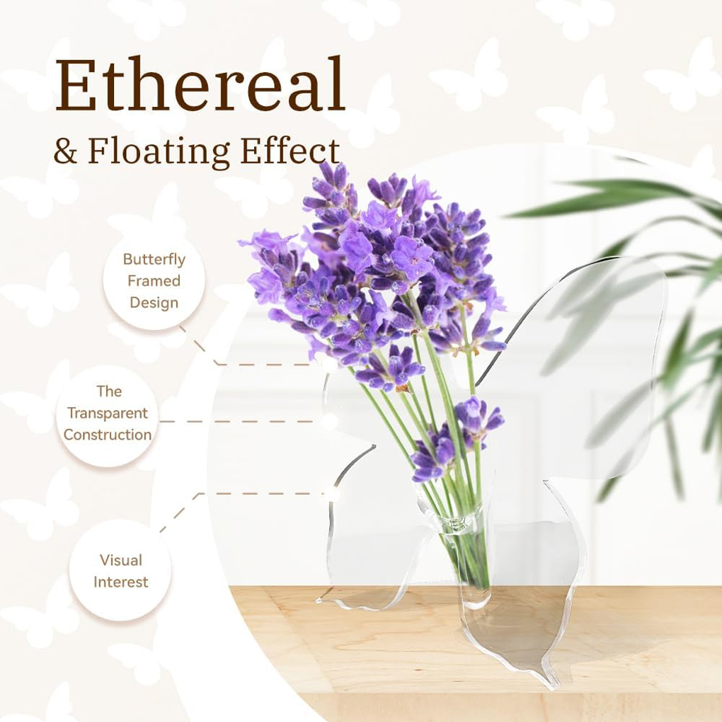 Vaso di fiori acrilico traspar - Home Decor Vase With Flowers recensione e prezzo